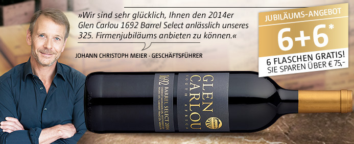 Glen Carlou 1692 Barrel Select 2014