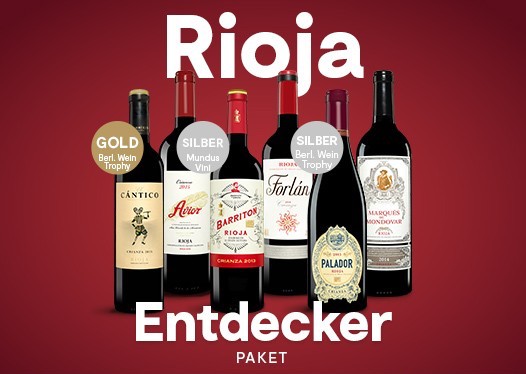 Rioja Entdecker Paket - 6 Top-Riojas für 36,90 € statt 78,70 €