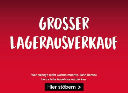 Vinos Lagerverkauf 2025